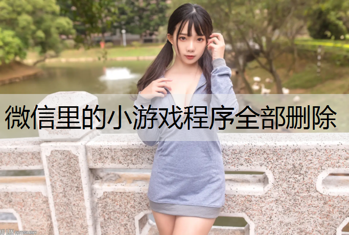 微信里的小游戏程序全部删除